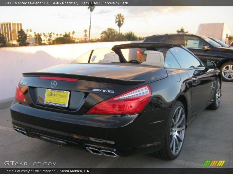 Black / AMG Porcelain/Black 2013 Mercedes-Benz SL 63 AMG Roadster