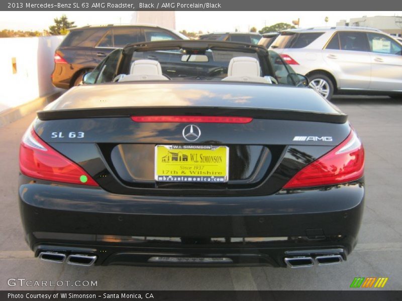 Black / AMG Porcelain/Black 2013 Mercedes-Benz SL 63 AMG Roadster