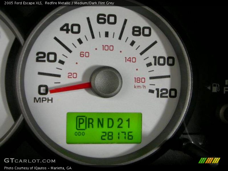 Redfire Metallic / Medium/Dark Flint Grey 2005 Ford Escape XLS