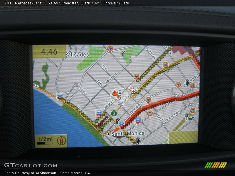 Navigation of 2013 SL 63 AMG Roadster