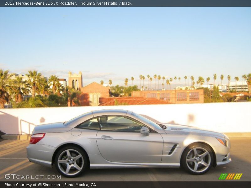 Iridium Silver Metallic / Black 2013 Mercedes-Benz SL 550 Roadster