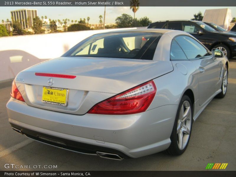 Iridium Silver Metallic / Black 2013 Mercedes-Benz SL 550 Roadster