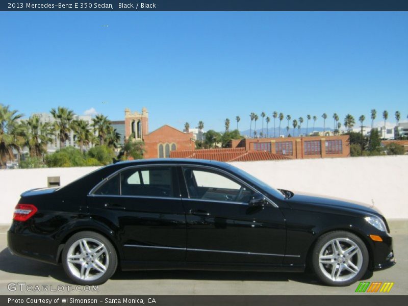 Black / Black 2013 Mercedes-Benz E 350 Sedan