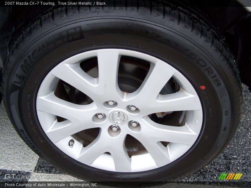 True Silver Metallic / Black 2007 Mazda CX-7 Touring