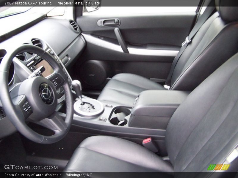 True Silver Metallic / Black 2007 Mazda CX-7 Touring