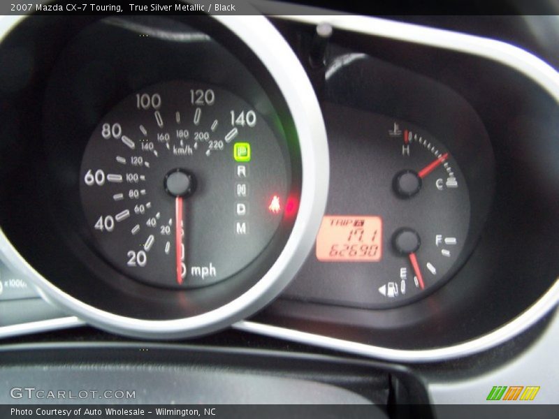 True Silver Metallic / Black 2007 Mazda CX-7 Touring