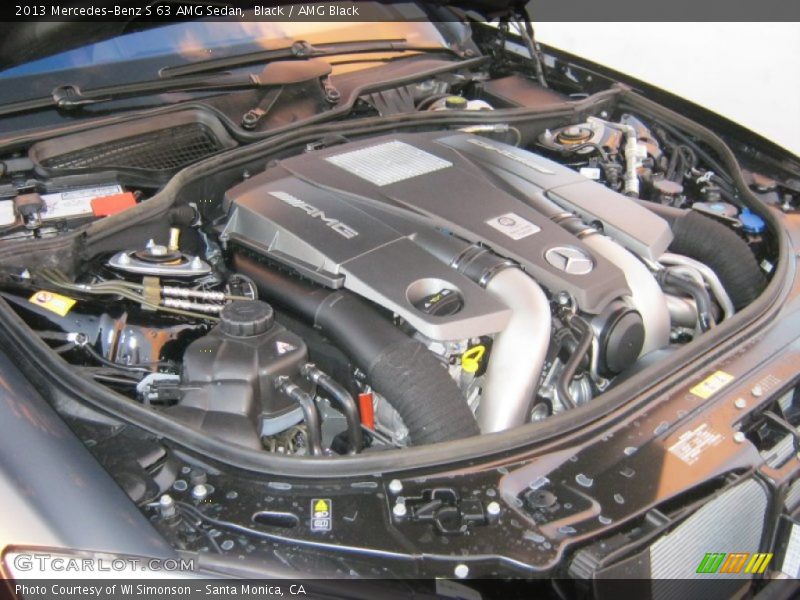  2013 S 63 AMG Sedan Engine - 5.5 Liter AMG Biturbo SOHC 32-Valve VVT V8