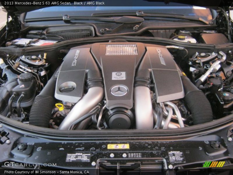  2013 S 63 AMG Sedan Engine - 5.5 Liter AMG Biturbo SOHC 32-Valve VVT V8