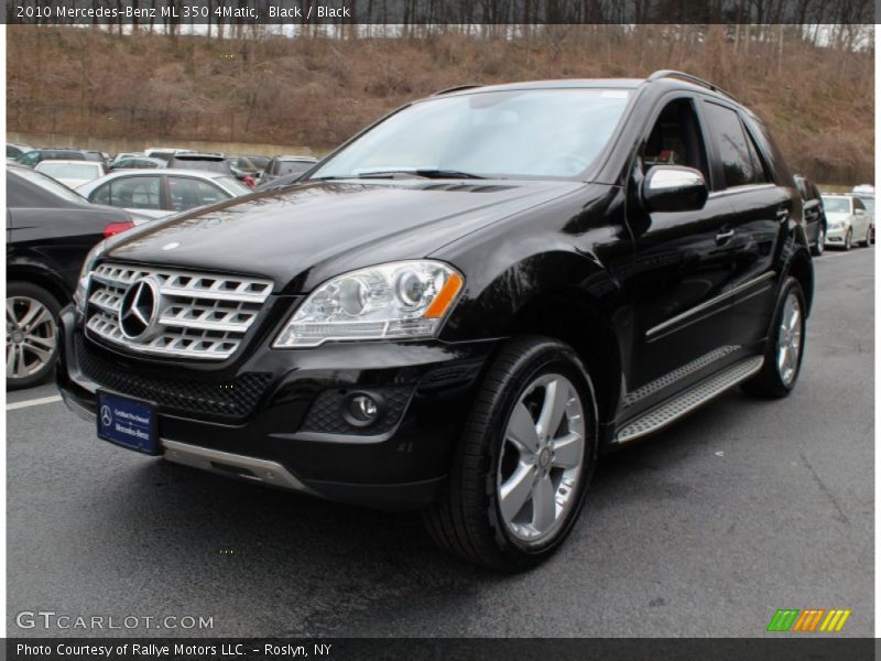 Black / Black 2010 Mercedes-Benz ML 350 4Matic