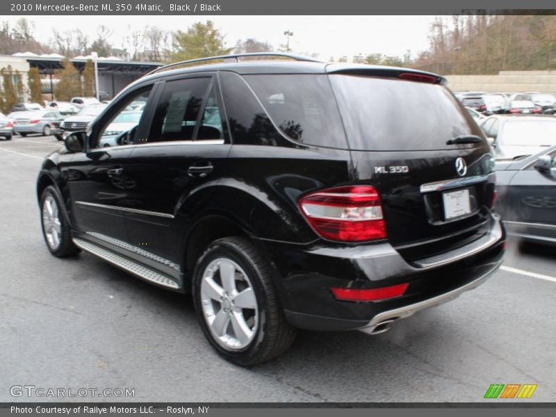 Black / Black 2010 Mercedes-Benz ML 350 4Matic