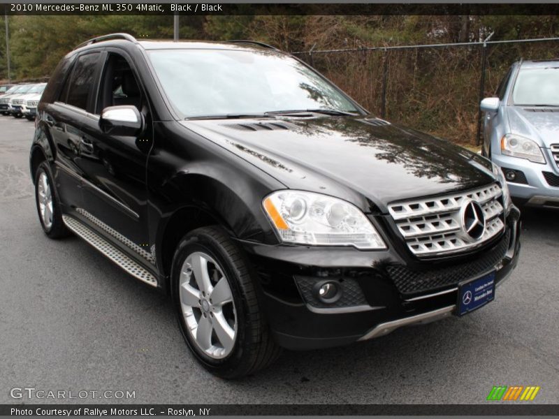 Black / Black 2010 Mercedes-Benz ML 350 4Matic
