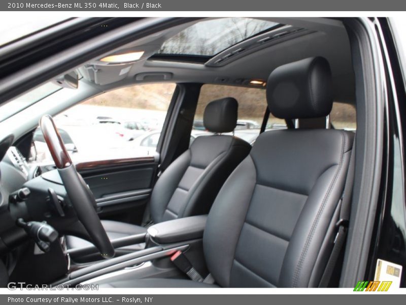 Black / Black 2010 Mercedes-Benz ML 350 4Matic