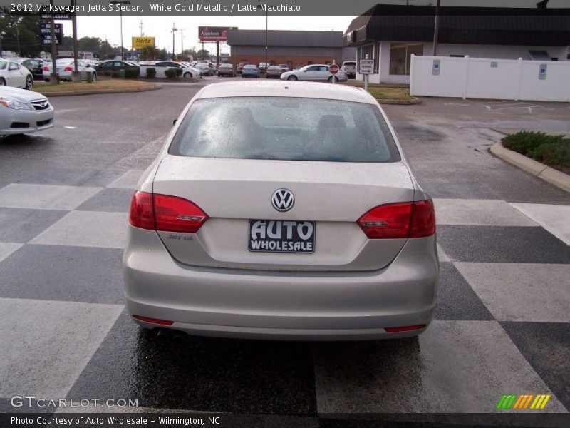 White Gold Metallic / Latte Macchiato 2012 Volkswagen Jetta S Sedan