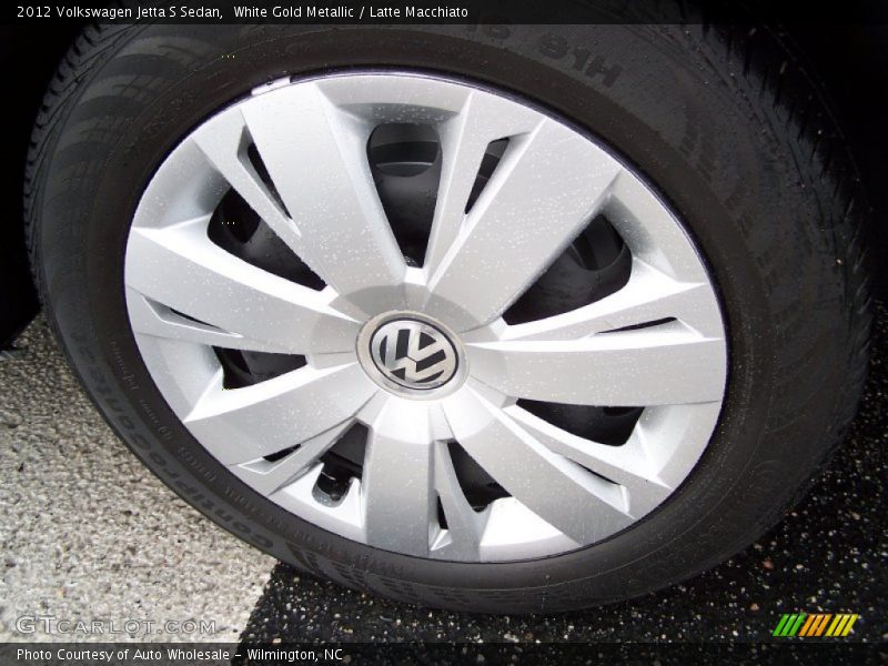 White Gold Metallic / Latte Macchiato 2012 Volkswagen Jetta S Sedan