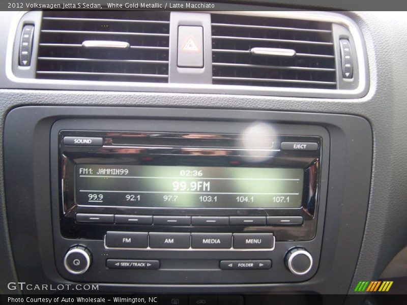 White Gold Metallic / Latte Macchiato 2012 Volkswagen Jetta S Sedan