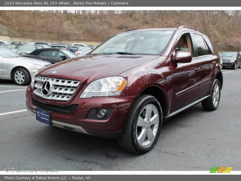 Barolo Red Metallic / Cashmere 2010 Mercedes-Benz ML 350 4Matic