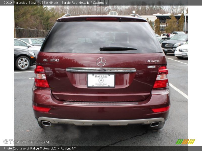 Barolo Red Metallic / Cashmere 2010 Mercedes-Benz ML 350 4Matic
