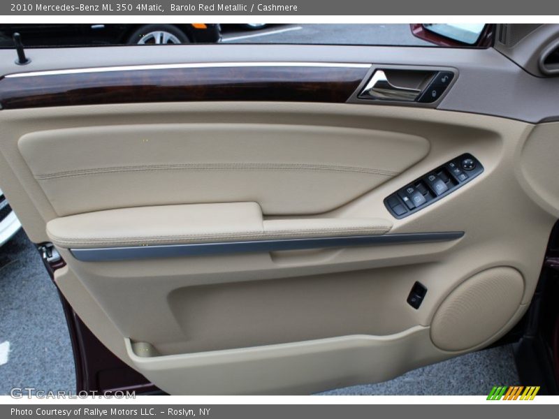 Barolo Red Metallic / Cashmere 2010 Mercedes-Benz ML 350 4Matic