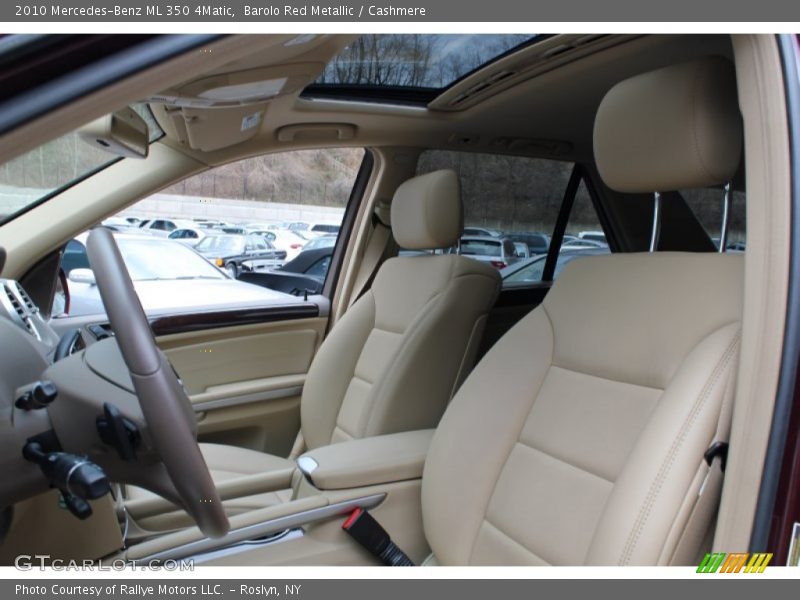 Barolo Red Metallic / Cashmere 2010 Mercedes-Benz ML 350 4Matic
