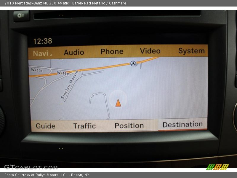 Barolo Red Metallic / Cashmere 2010 Mercedes-Benz ML 350 4Matic