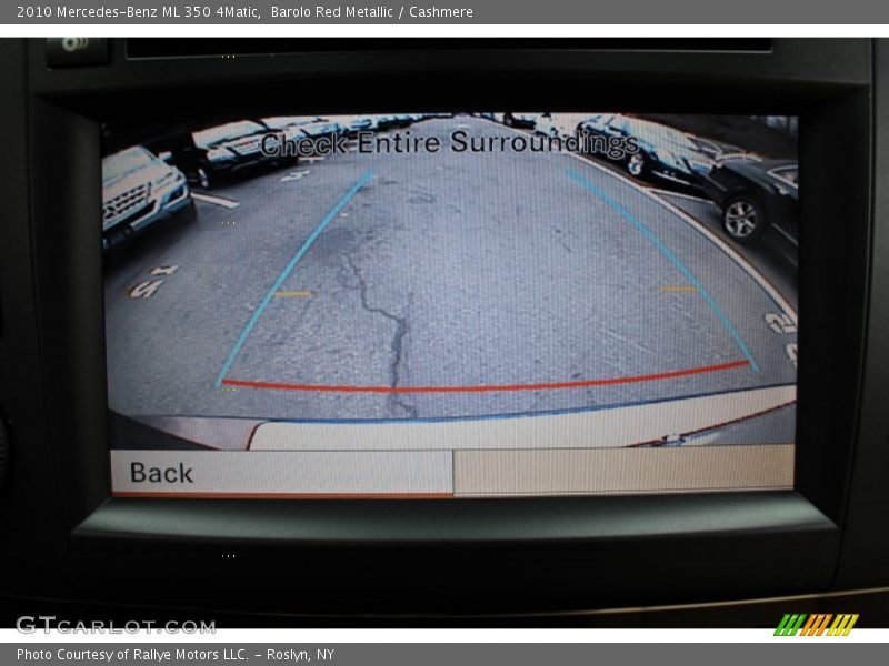 Barolo Red Metallic / Cashmere 2010 Mercedes-Benz ML 350 4Matic