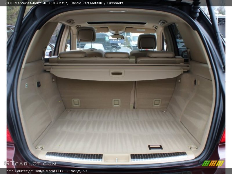 Barolo Red Metallic / Cashmere 2010 Mercedes-Benz ML 350 4Matic