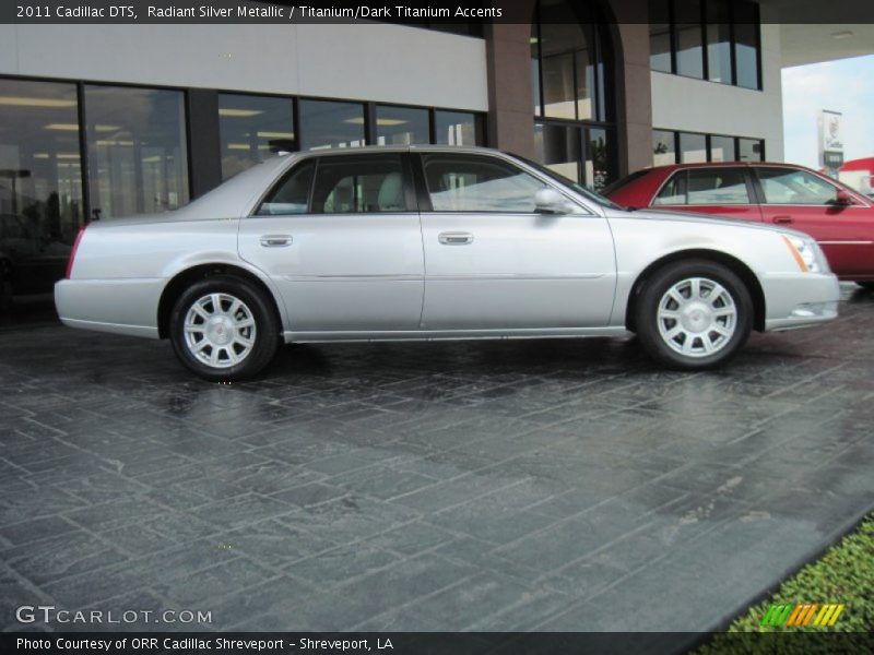Radiant Silver Metallic / Titanium/Dark Titanium Accents 2011 Cadillac DTS