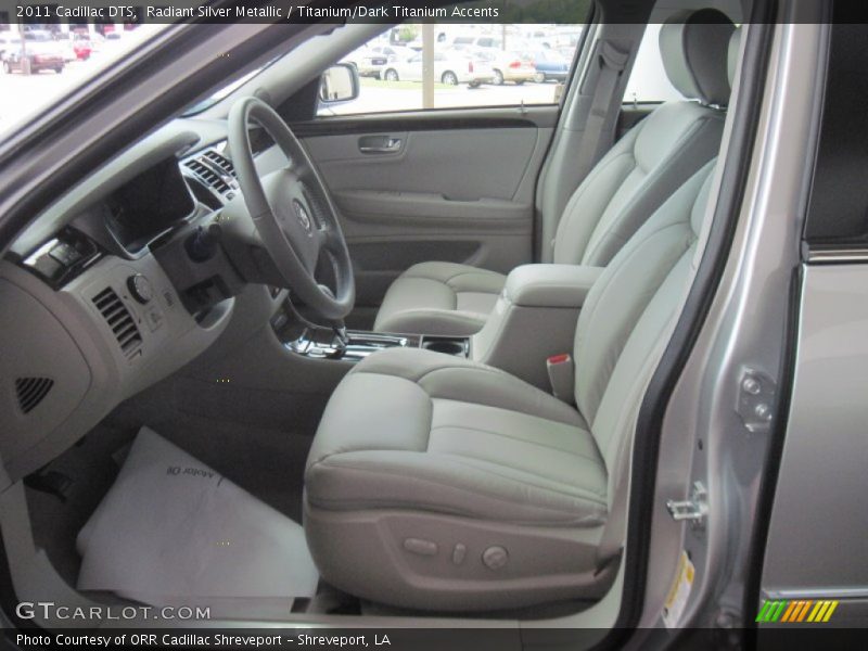 Radiant Silver Metallic / Titanium/Dark Titanium Accents 2011 Cadillac DTS