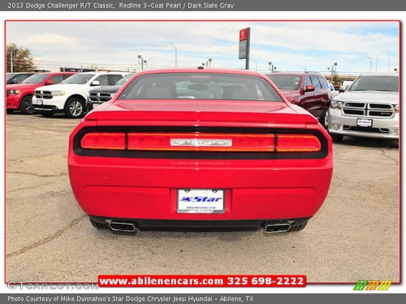 Redline 3-Coat Pearl / Dark Slate Gray 2013 Dodge Challenger R/T Classic