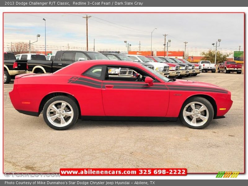 Redline 3-Coat Pearl / Dark Slate Gray 2013 Dodge Challenger R/T Classic