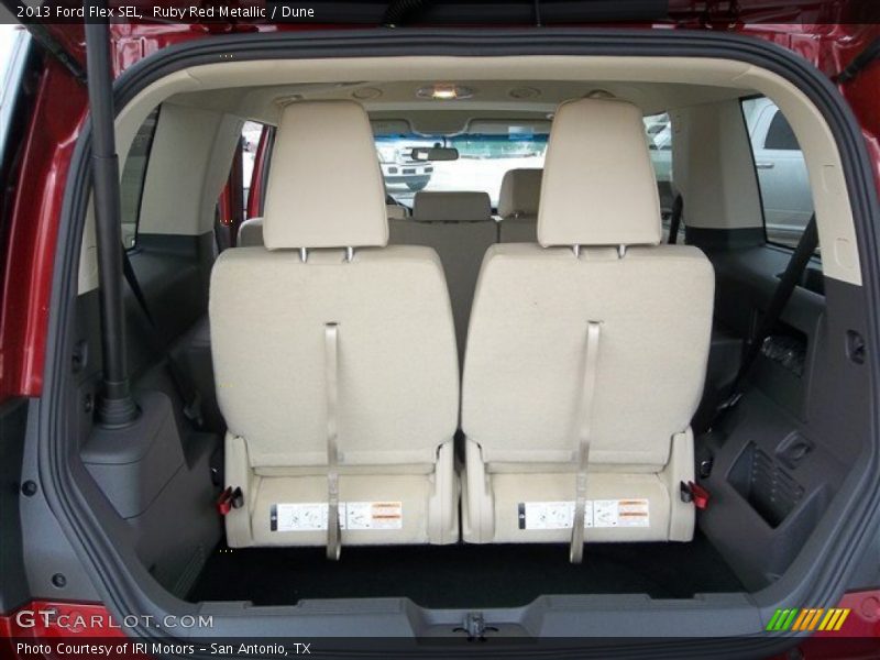 Ruby Red Metallic / Dune 2013 Ford Flex SEL