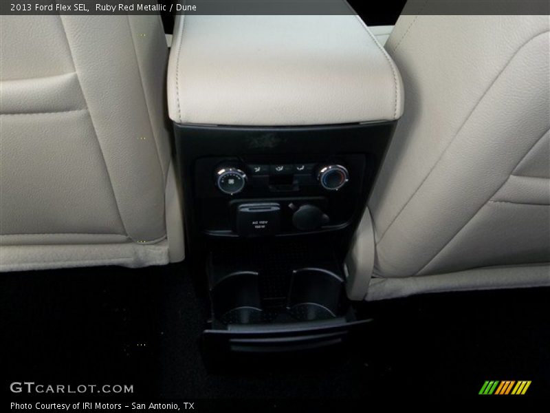 Ruby Red Metallic / Dune 2013 Ford Flex SEL