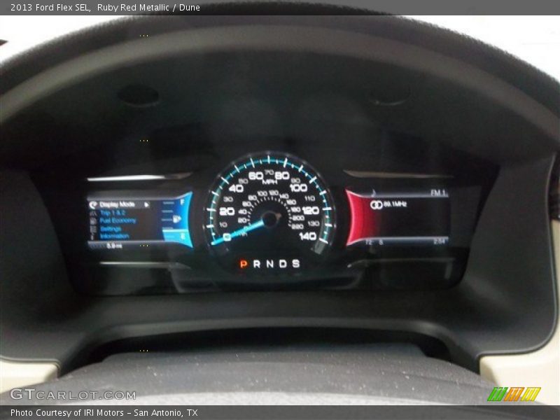 Ruby Red Metallic / Dune 2013 Ford Flex SEL