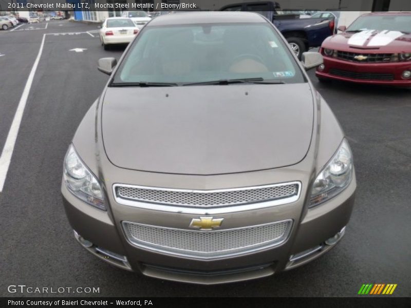 Mocha Steel Metallic / Ebony/Brick 2011 Chevrolet Malibu LTZ