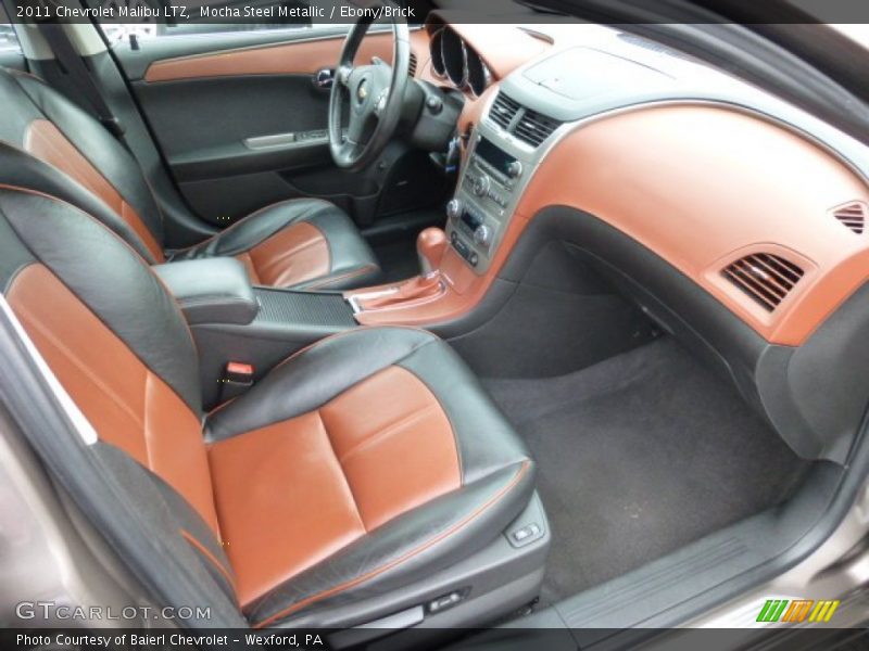 Mocha Steel Metallic / Ebony/Brick 2011 Chevrolet Malibu LTZ