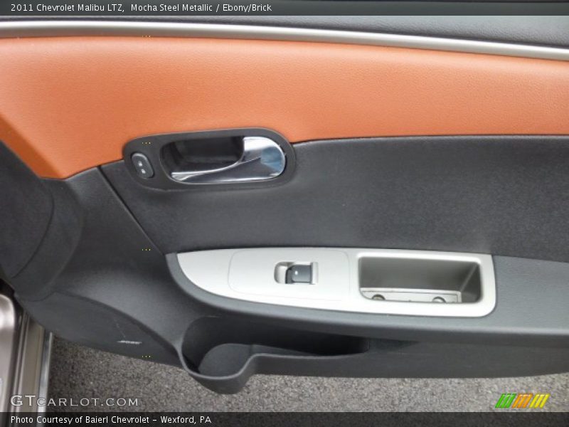 Mocha Steel Metallic / Ebony/Brick 2011 Chevrolet Malibu LTZ