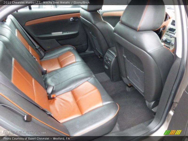 Mocha Steel Metallic / Ebony/Brick 2011 Chevrolet Malibu LTZ