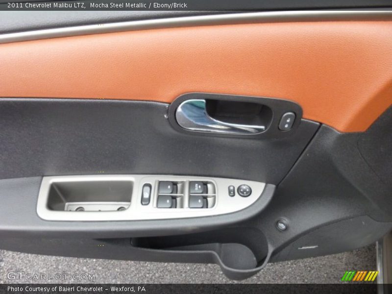 Mocha Steel Metallic / Ebony/Brick 2011 Chevrolet Malibu LTZ