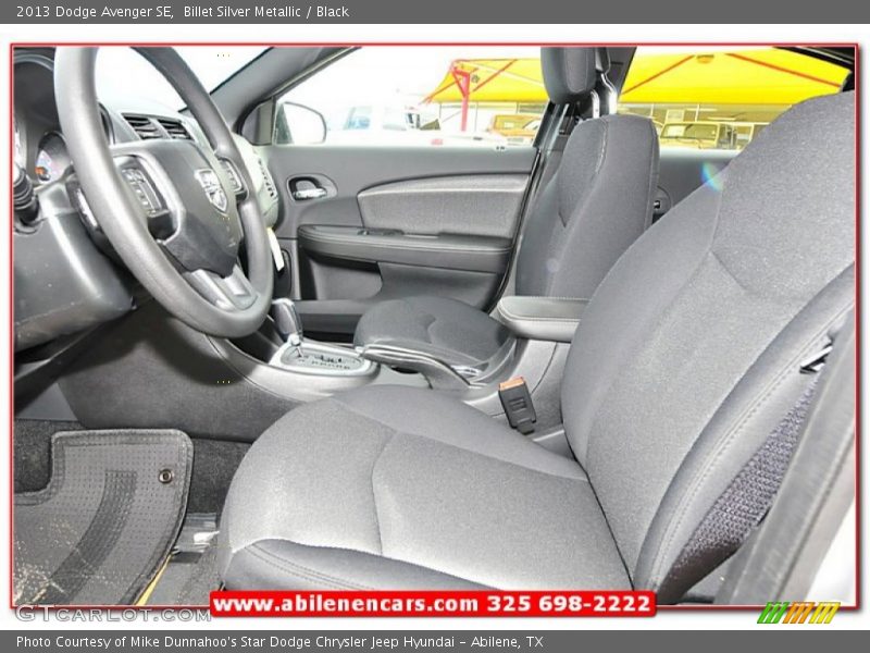 Billet Silver Metallic / Black 2013 Dodge Avenger SE