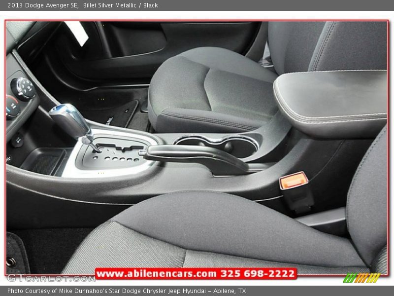 Billet Silver Metallic / Black 2013 Dodge Avenger SE