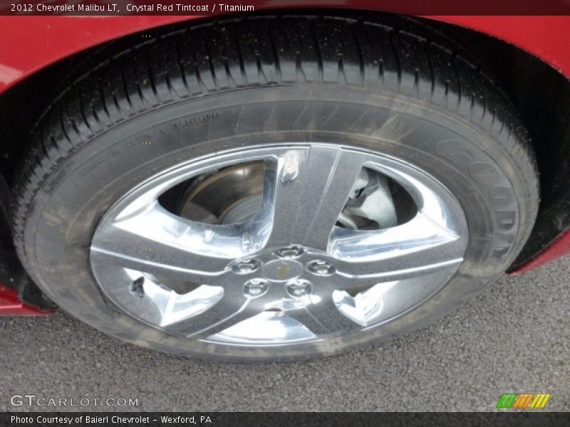 Crystal Red Tintcoat / Titanium 2012 Chevrolet Malibu LT