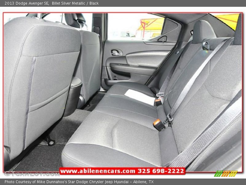 Billet Silver Metallic / Black 2013 Dodge Avenger SE