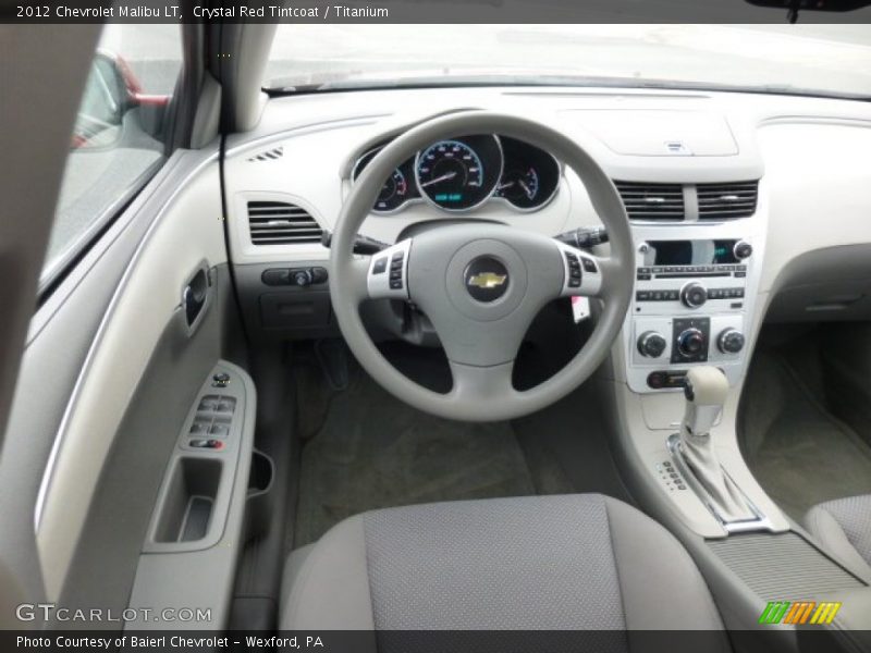 Crystal Red Tintcoat / Titanium 2012 Chevrolet Malibu LT
