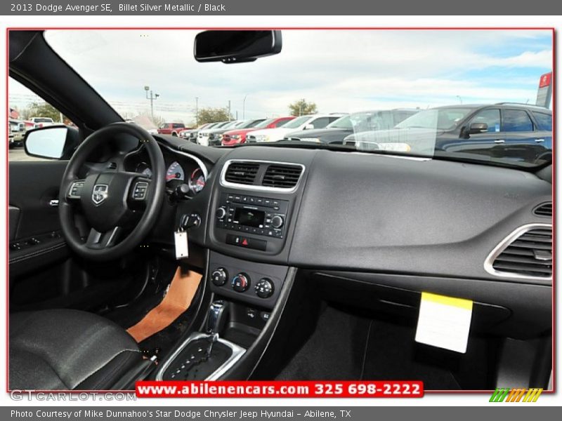 Billet Silver Metallic / Black 2013 Dodge Avenger SE