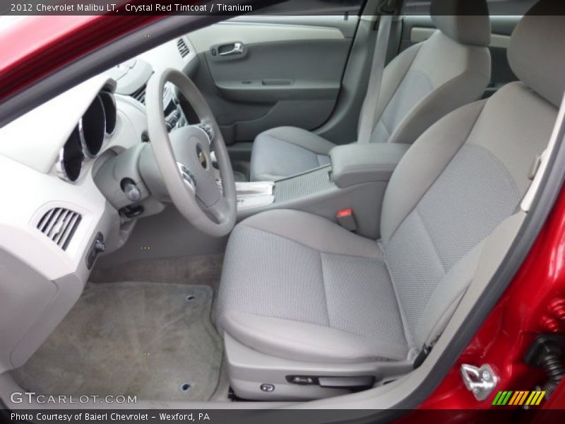 Crystal Red Tintcoat / Titanium 2012 Chevrolet Malibu LT