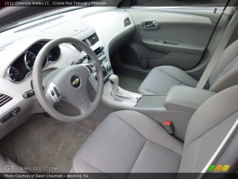 Crystal Red Tintcoat / Titanium 2012 Chevrolet Malibu LT