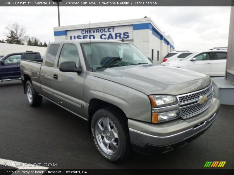 Graystone Metallic / Dark Charcoal 2006 Chevrolet Silverado 1500 LS Extended Cab 4x4