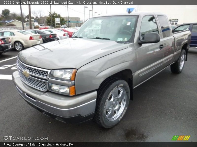 Graystone Metallic / Dark Charcoal 2006 Chevrolet Silverado 1500 LS Extended Cab 4x4