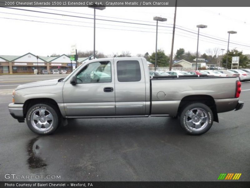 Graystone Metallic / Dark Charcoal 2006 Chevrolet Silverado 1500 LS Extended Cab 4x4