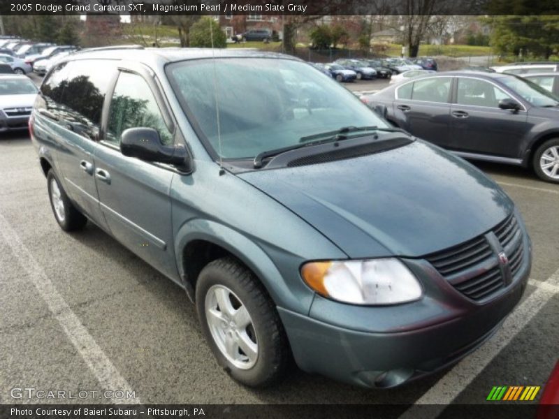 Magnesium Pearl / Medium Slate Gray 2005 Dodge Grand Caravan SXT